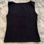 Quince NWOT Dark Grey Stretch Cotton Jersey Boat Neck Tank Size M Photo 4