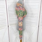 Gabrielle Union Marled Rainbow Knit Shrug Sweater Long Sleeve Multicolor Medium Photo 2