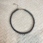 Claires Goth Black Curly Wired 90s Metal Choker Punk Emo Necklace Photo 6