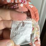 AUW  Orange Floral V Neck Short Sleeve Top size 2X Photo 7