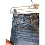 American Eagle  Blue Cuffed 360 Super Stretch Denim Jean Shorts Women Sz 2 Photo 3