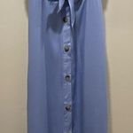 Mimi Chica  Periwinkle Blue Lilac Purple Cutout Tie-Front Midi Dress - XS Photo 1