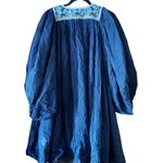 Free People  'Dream Weaver' Embroidered Tunic Top M  Boho, Festival, Indie Photo 3