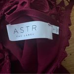 ASTR  The Label Burgundy Lace Dress Size Small Photo 6