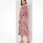 Lilly Pulitzer  Amrita Midi Shirt Dress In Roxie Pink Worth A Look Size 4 Photo 2