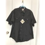 NWT Ely Cattleman Black Western Shirt Cowboy Pearl Snap Size 18 1/2 XXL Photo 7