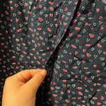 BeachLunchLounge HEARTS AND LIPS BUTTON FRONT BLOUSE Photo 5