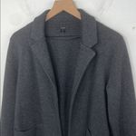 J.Crew  Merino Wool Blend Open Front Cardigan Jacket Charcoal Gray Small Photo 1