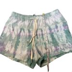 TIE DYE SHORTS Green Size XS Photo 5
