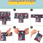 Polyester Large Foldable Portable Shopping Bag / Large Capacity Tote Bag Llamas Photo 7