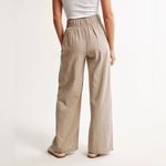 Abercrombie & Fitch Sloane Linen-Blend Tailored Wide Leg Pants Photo 1