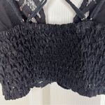 Free People Intimately‎  Lace Bralette Black Embroidered Lace Size XS Photo 8