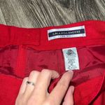 Amanda Smith  Red Wool Skirt Photo 3