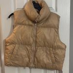 Boutique Puffer Vest Tan Size M Photo 0