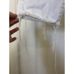 Paige  Cindy Crop White Denim Jeans Raw Hem High Rise Size 26 Stretch Photo 4