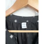 Old Navy  Dress Womens Size M Black White Sleeveless VNeck KneeLength Patterned Photo 3