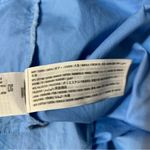 Abercrombie & Fitch Plunge Front Puff Sleeve Babydoll Mini Dress Blue Medium Photo 5