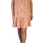 Maaji REVOLVE MAGNOLIA EYELET CHAMPAGNE DRESS TASSELS M Photo 1