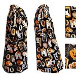 Munki Munki Halloween Pajama Top Large Short Sleeves Button Werewolf Witch Ghost Photo 10