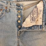 Levi's  501 S Classic Minimal Premium Womens Jeans Button Fly Light Wash Denim 25 Photo 6