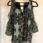 I.N. San Francisco Womens Floral  Blouse Photo 0