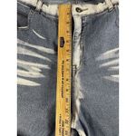 Vintage denim Shorts‎ Women 18 High Rise Two Tone Y2K Grunge Festival Retro Blue Photo 4