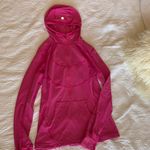Lululemon  Pink Half Zip Luon Pullover Sweater Jacket With Ponytail Hole Photo 0