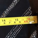 Madison Marcus  Black & Silver Silk Beaded Mini Dress Sz. XS Photo 11