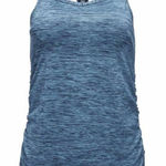 Black Diamond  Six Shooter Tank Top Hiking Racerback Bra Pads Stretch Blue Medium Photo 0