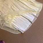 Free People  dress 12 nwot lined bottom circle skirt fitted top linen Photo 8