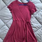 Wrap Around Skater Dress Red Size M Photo 0