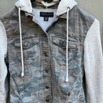 Tinseltown  Denim Couture Camo Hoodie Size Med Photo 0