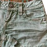 Rock Revival  Jacklyn VTG  Green Denim Shorts Y2K size 26 Photo 3