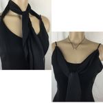 Saelee Black Vintage Sash Cocktail Occassion Mini Dress 6 Photo 8