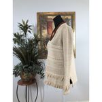 Workshop Republic Clothing Workshop Republic Women Small Sweater Long Sleeve Pullover Beige Knit Y2K Boho Photo 4