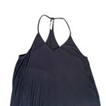 Free People Intimately  Women’s Really Racerback Slouchy Oversized Black Romper Photo 3