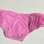 frankie's bikinis  Crocheted Pink Bikini‎ Bottom Photo 6