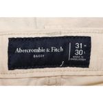 Abercrombie & Fitch Womens Baggy Cream Denim Cargo Pants Utility Pants Sz 31 NWT Photo 2