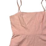 by the way. Pink Cotton Mini Dress Size S Square Neck Adjustable Straps Summer Photo 1