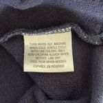 Charter Club Woman Weekend 2X long sleeve navy top glittery gold stripes high-lo Photo 5