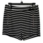 Doe & Rae  black and white striped shorts size small Photo 0