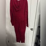 YITTY  Pet Me Heart Pocket Onesie Color: Merlot Large New Photo 2