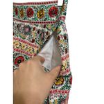 Alice + Olivia Earla embroidered cotton linen midi skirt floral pot ecru 0 $495 Photo 3