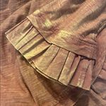 Altar'd State NWT Altar’d State $65 Burnt Orange Ruffle Babydoll Long Sleeve Tee 100% Cotton M Photo 8