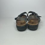 Clarks Clark’s leather Gray Comfort Sandals shoes 7 Cushioned Footbed Photo 5