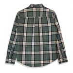 st. john's bay St John’s Bay Women’s Plaid Long Sleeve Button Down, Green, Blue, size M Photo 2