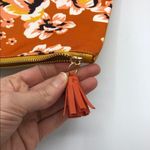 Rachel Pally  Orange & Yellow Floral Clutch Handbag Boho Purse Fold Over Photo 8