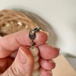 Vintage Oversized Coral White Gray Beaded Necklace “Demeter” Statement Classic Orange Photo 8