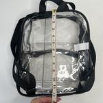 Clear Backpack Stadiums Festivals Sports Games School 12 X 10 X 4.5 Zippered Zip Photo 5