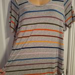 Maurice's  24/7 Sz 1X Striped Multicolor Women's Top Photo 8